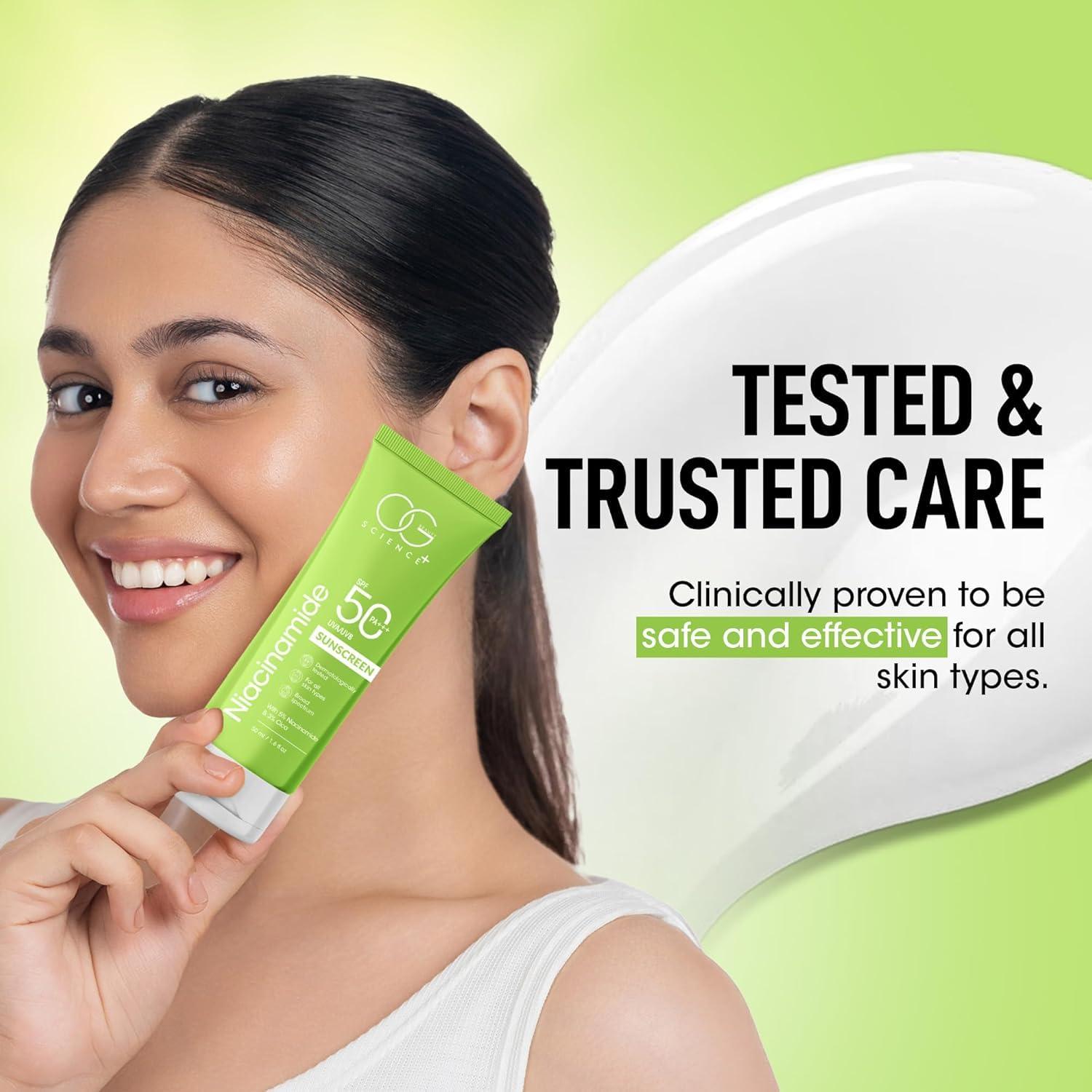 DBH Dermaesthetics UV Shield | Anti-Pollution SPF 50 | Clear & Sheen UVB/UBA Sun protection | Paraben Free. Made in USA 2oz