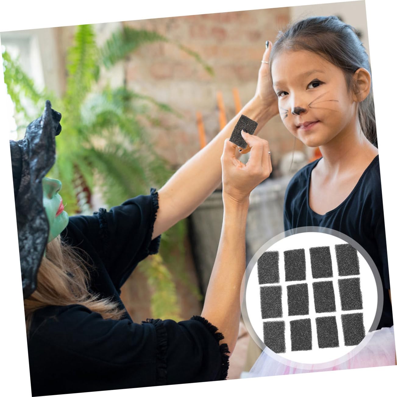 Healvian 160 Piezas Esponjas de Maquillaje Efecto Especial para Halloween para Cuerpo y Rostro para Crear Cicatrices y Heridas Realistas Herramienta Profesional para Maquillaje de Disfraces