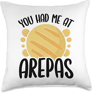 Arepa Maker Colombian Snacks Arepas Flour Arepas Grill Throw Pillow