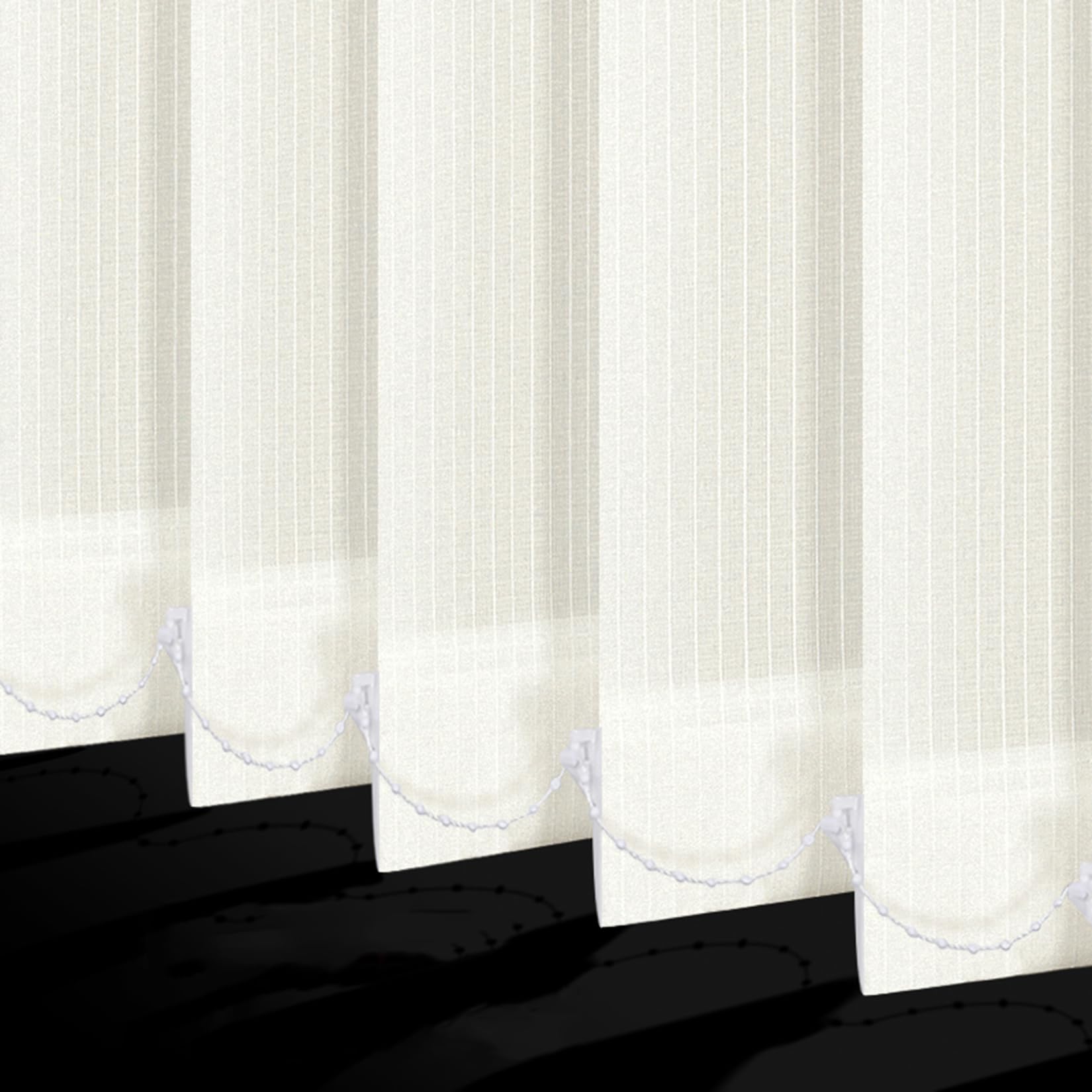 Verdunkelungsgardine Nach Maß Lamellenvorhang Komplettset Vertikaljalousie Lamellen Blickdicht Abdunkelnd,Sonnenschutz Schiebevorhänge für Fenster,Beige (50cm x 215cm)