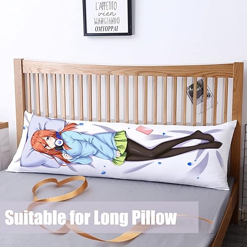 Miniatura 9 de Anime The Quintessential Quintuplets Funda de almohada impresa de doble cara Comic Nakano Miku Waifu Hugging Body Pillow Case Regalo para Otaku