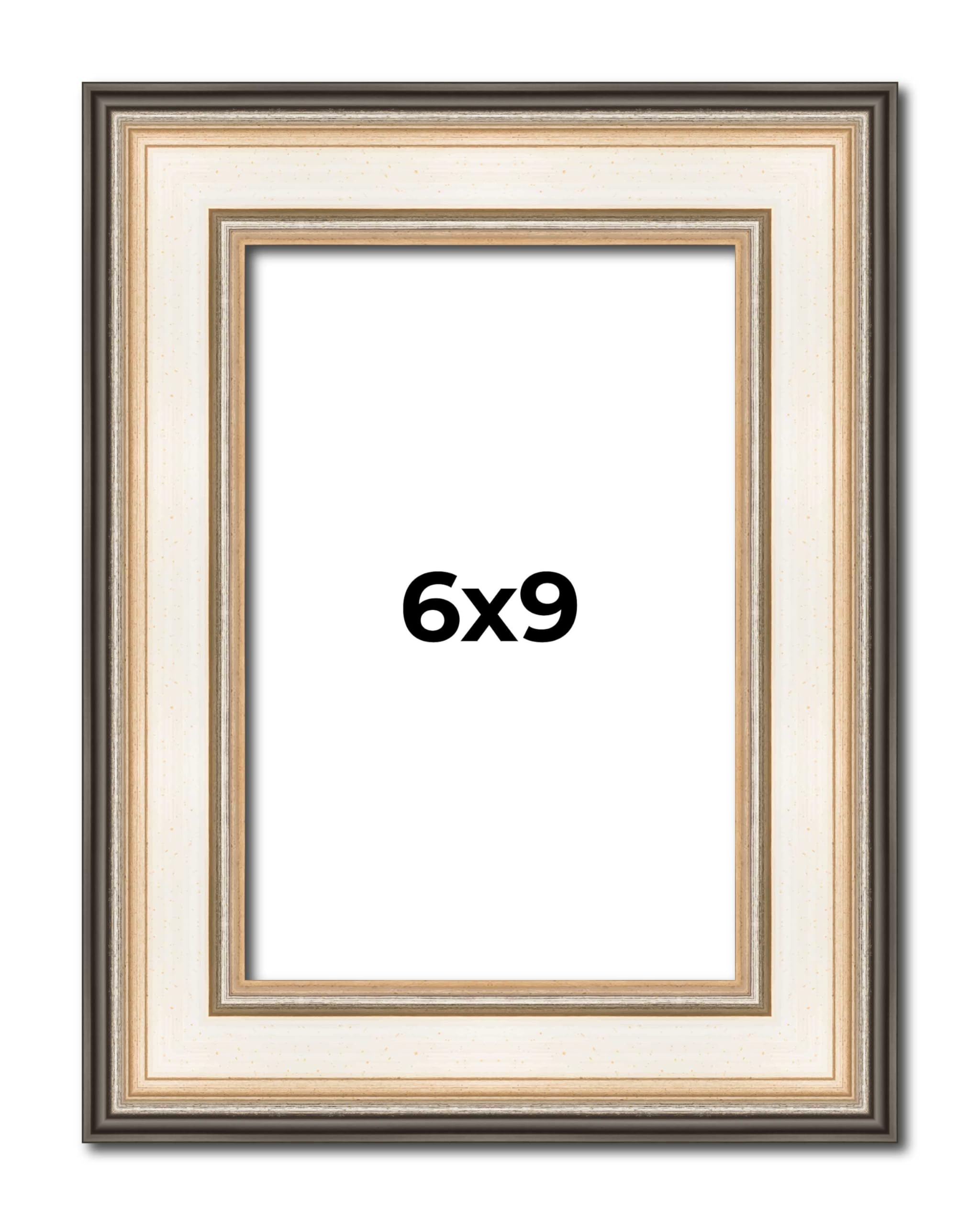 Amazon.com: 6x9 Frame Gold Silver Plein Aire 2