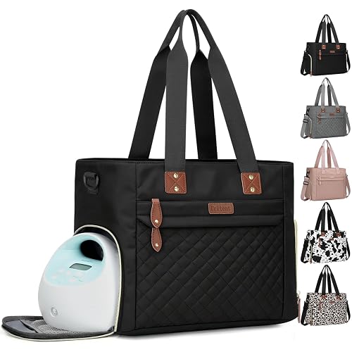 Pritent Baby Diaper Bag Tote,Waterproof Maternity Breast Pump Bags for
