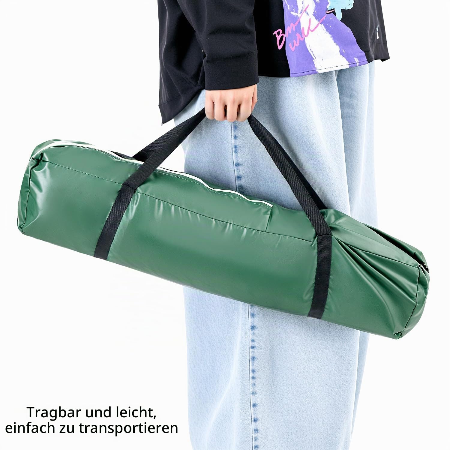 QWORK® Automatisches Pop-up-Zelt für 1–2 Personen, Sonnenschutz & Wasserdicht, Einfacher Aufbau für Angeln, Camping, Wandern & Strand