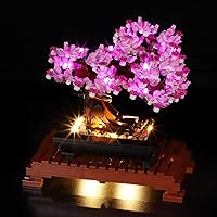 Vista 3 de Kit de iluminación LED Briksmax para árbol bonsái – Compatible con el modelo de bloques de construcción Lego 10281 – no incluye el set de Lego