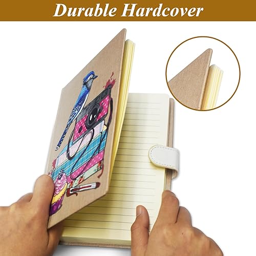 Miniatura 56 de Diario de gatos para niñas, regalo para niños, diario con bolígrafo y cierre magnético, 192 páginas para escribir, cuaderno con tapa dura de 5.3 x