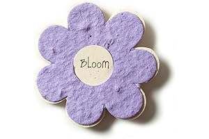 Bloomin Mini Lavender Flower-Shaped Seed Paper Enclosure Cards for Meaningful Occasions
