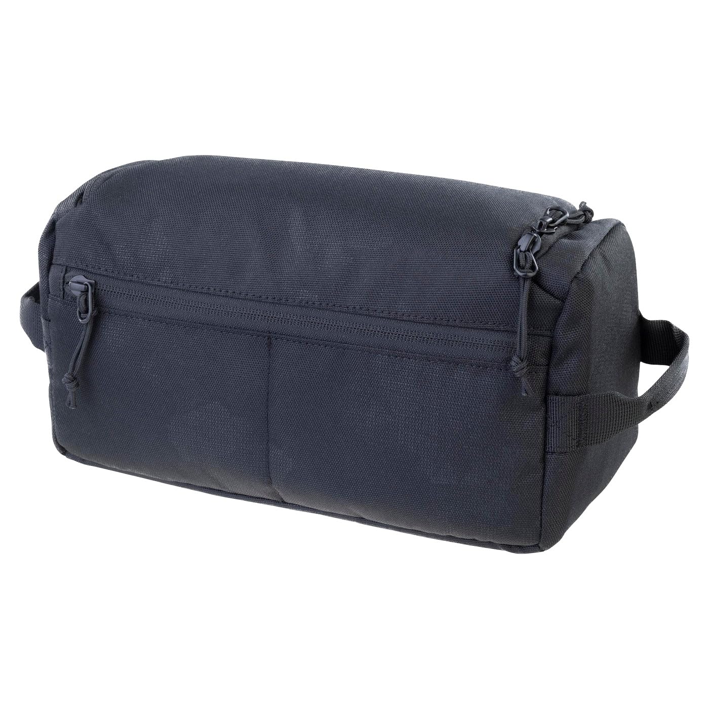 EVOC WASH BAG Torba na kosmetyki, kosmetyczka na co dzień w podróży (przegródki organizacyjne z indywidualnym podziałem przestrzeni, wyjmowane lusterko, torba na kosmetyki do zawieszenia), czarna