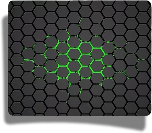 Mouse Pad for Gaming, Office & Home | Compact Size | Non-Slip Rubber Base | Anime Geometric Design