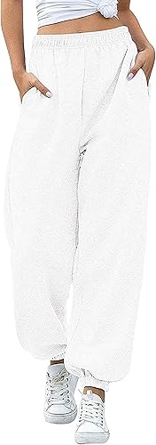 Miniatura 1 de Mujer Casual Cinch cintura alta Hip Hop Danza Deporte Correr Jogging Harem Pantalones Suéter Jogger Pantalones Baggy Pantalones