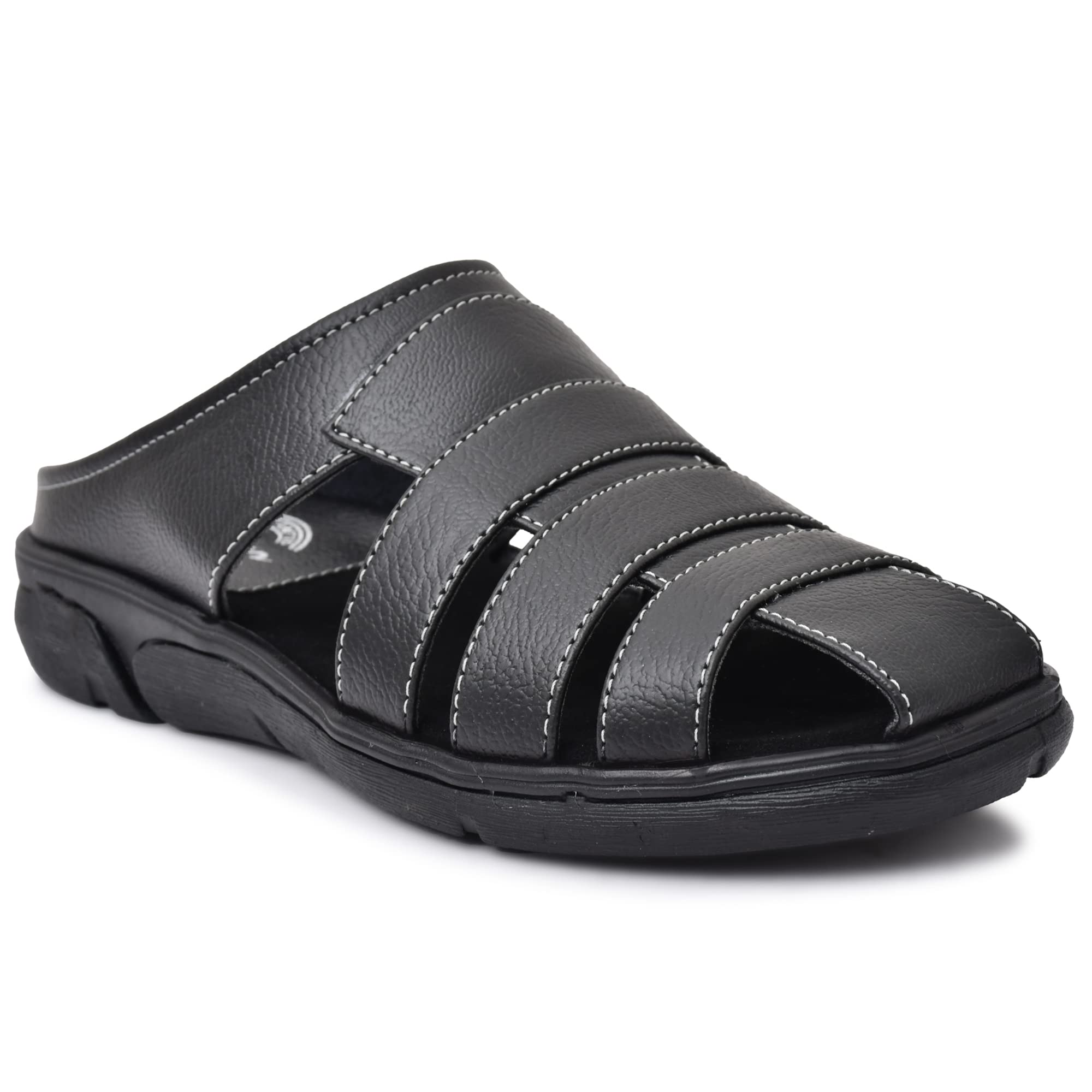 LACOSHI Soft And Lightwaight Slipper Care and Super Fit And Comfort Slipper And Sandal, Flip-Flop, Slides,Sandal, and House Slipper for Mens Design 1821-BLACK-10 (B0BYR3C2LG) Amazon Price History, Amazon Price Tracker