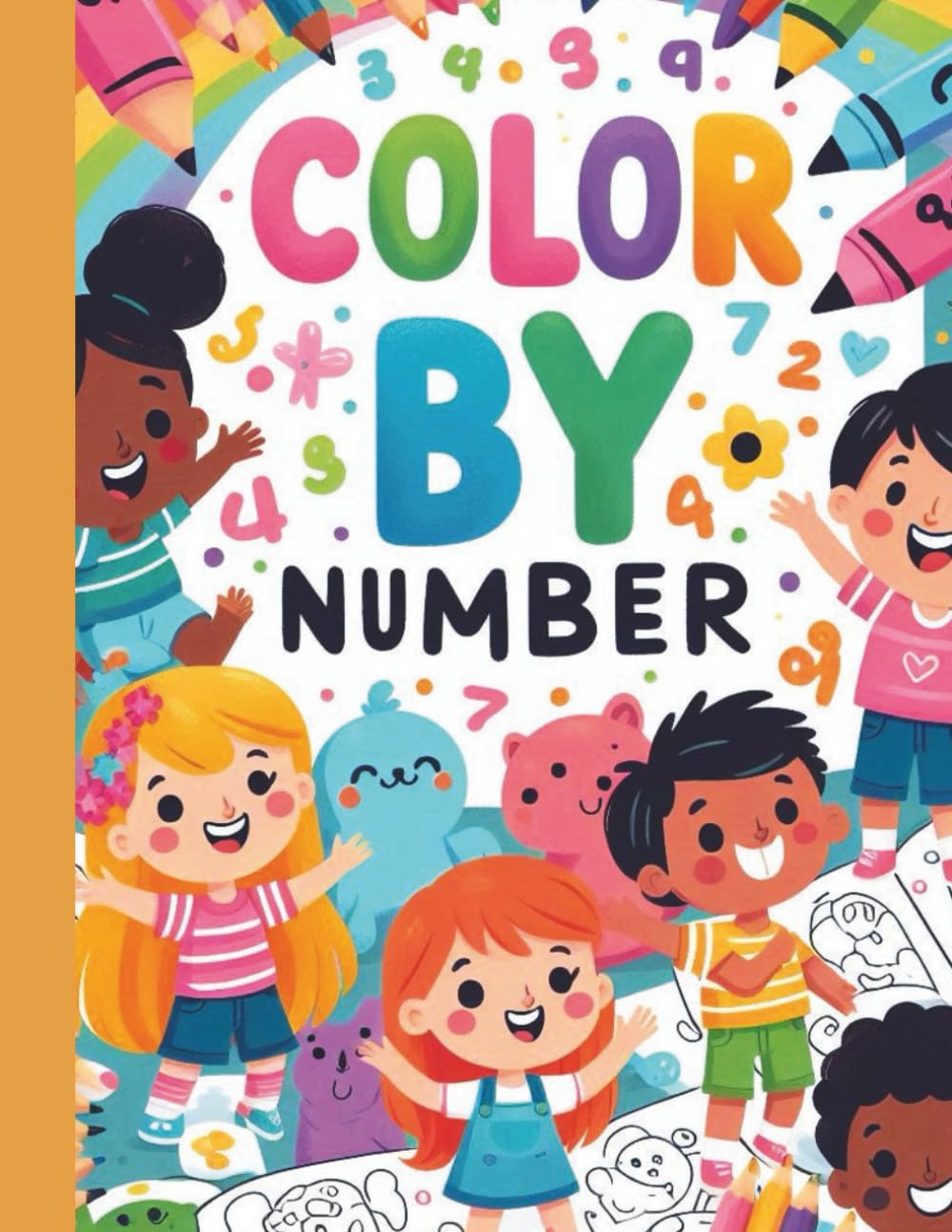 Easy Color by Number Book for Kids: Fun and Relaxing Coloring Pages
