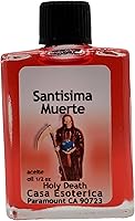 Vista 1 de CASA ESOTERICA MAGICK SPACE - Aceite de unción espiritual rojo (Santisima Muerte Aceite) - 0.5 onzas líquidas (paquete de 1)