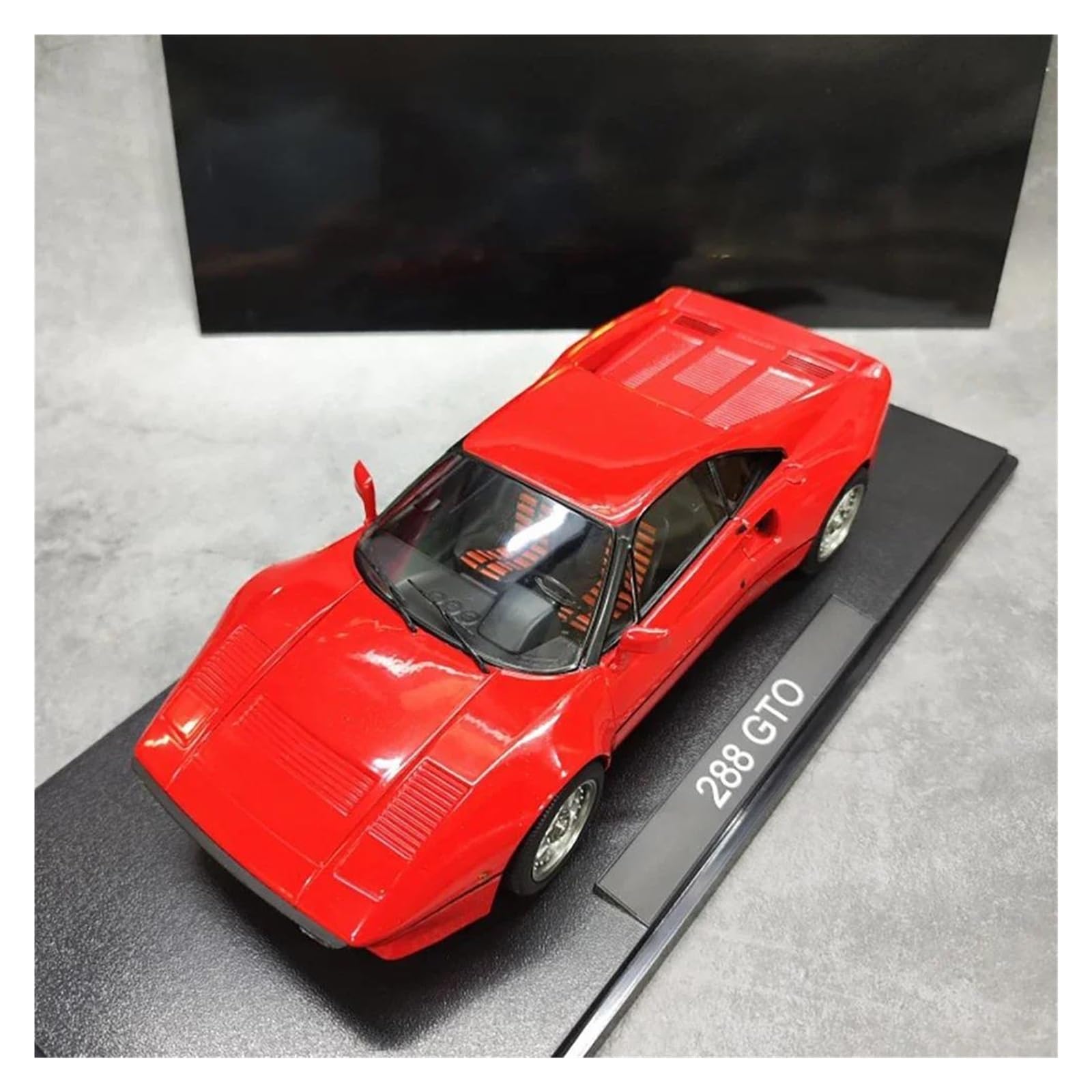 1:18 Per La Ferrari 288 GTO 1984 Simulazione Auto Stampo Collezione Pressofusione Oro Decorazione Souvenir Display