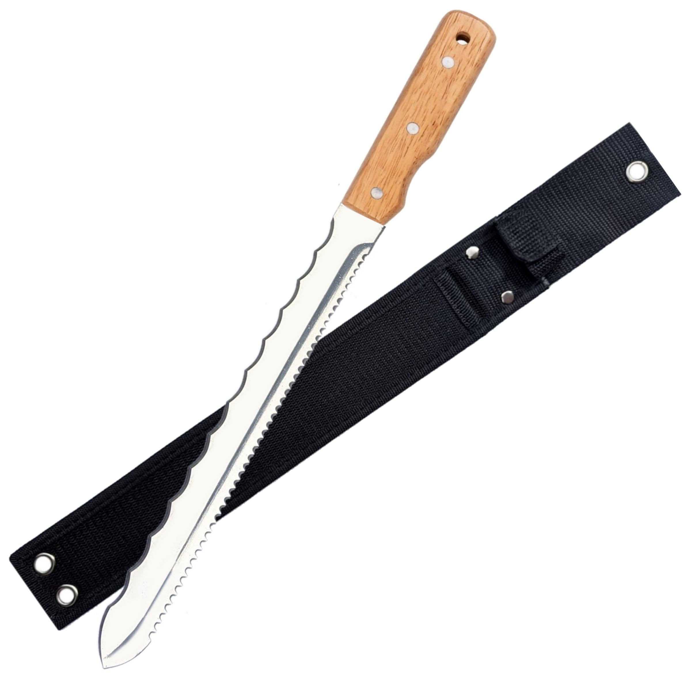 Insulation Boards Saw, Stainless Steel Knife with Wooden Handle 280 mm Long Serrated Blade (R1212)