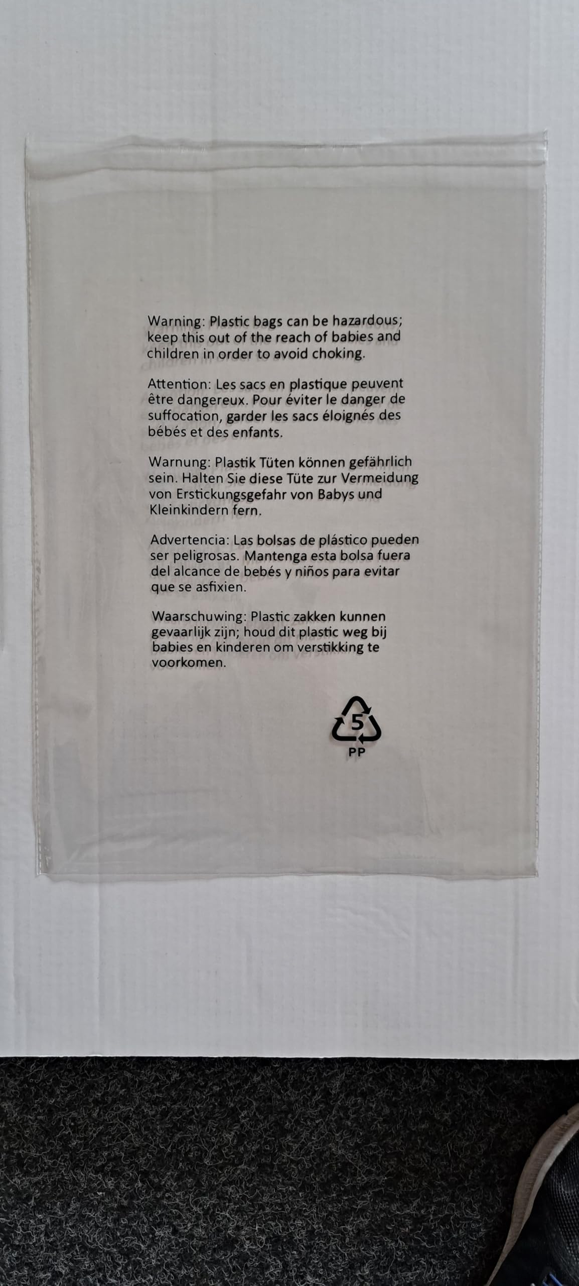 50x 9x12" Clear Plastic OPP Garment Bags Packaging Self Adhesive Peel And Seal Tranparent Mailing