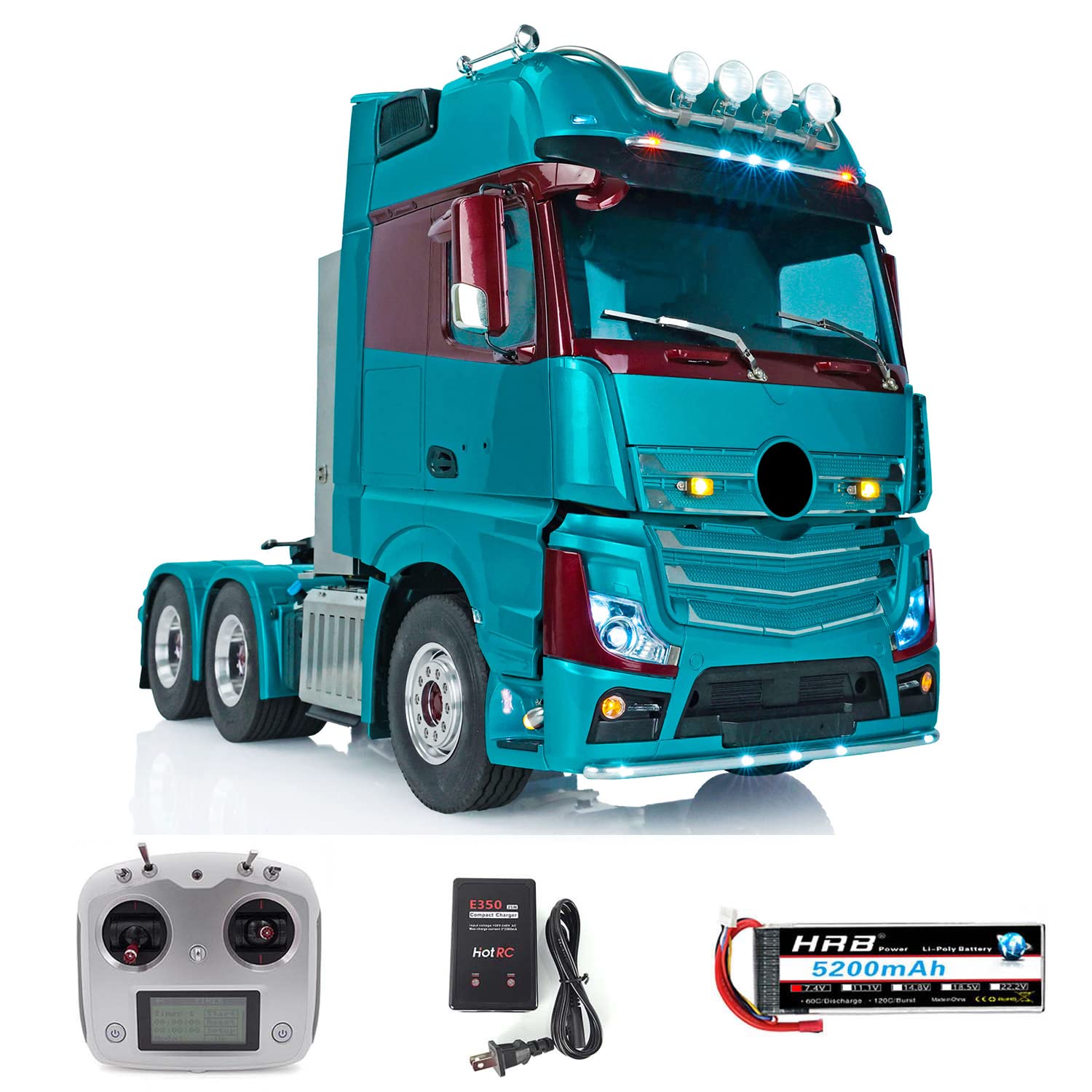 TOUCAN RC HOBBY LESU 1 14 Metal RC Tractor Truck for Cabin 1851 3363 RTR Car Model