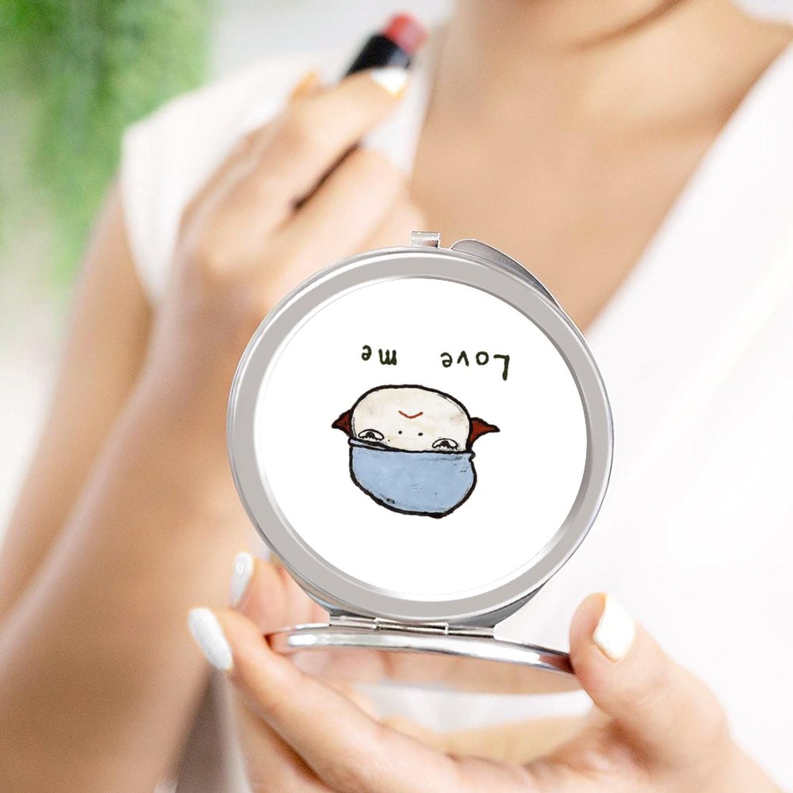 奈良美智Sprout in the Hand 鏡ミラー