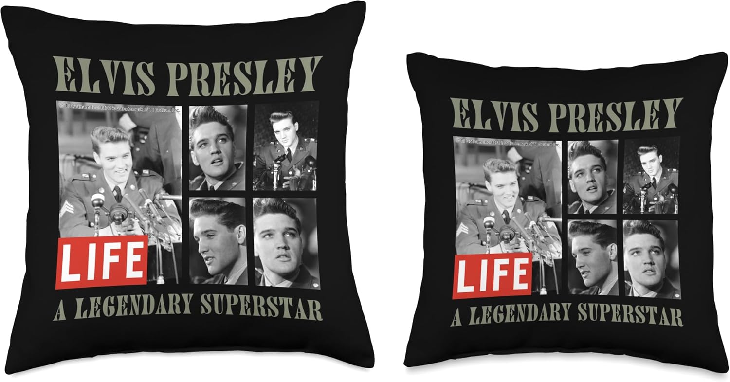 LIFE Picture Collection _ Elvis Presley 01 Throw Pillow