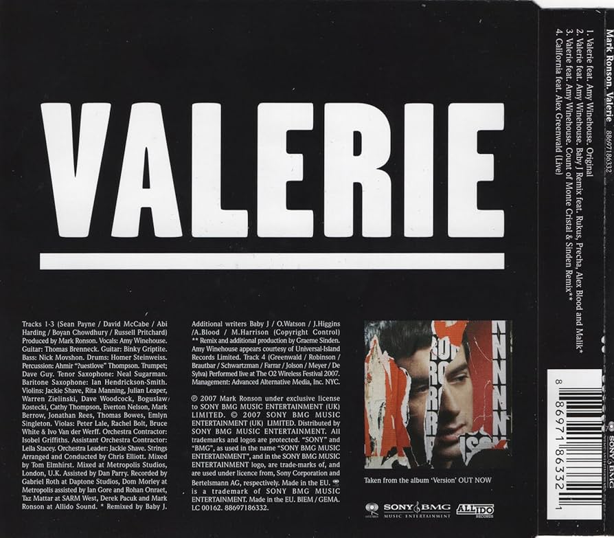 Mark Ronson Feat Amy Winehouse – Valerie Mark Ronson ft. Amy Winehouse - Valerie (Official Video) - YouTube