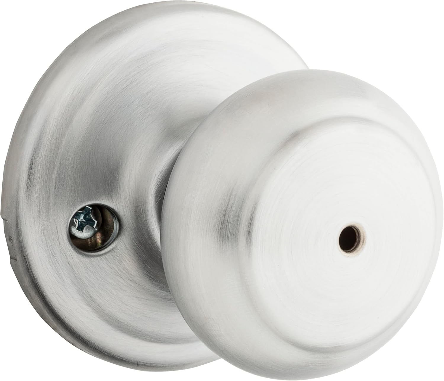 Weiser Lock GA331T Troy Privacy Door Knob Set from the Welcome Home Series, Satin Chrome