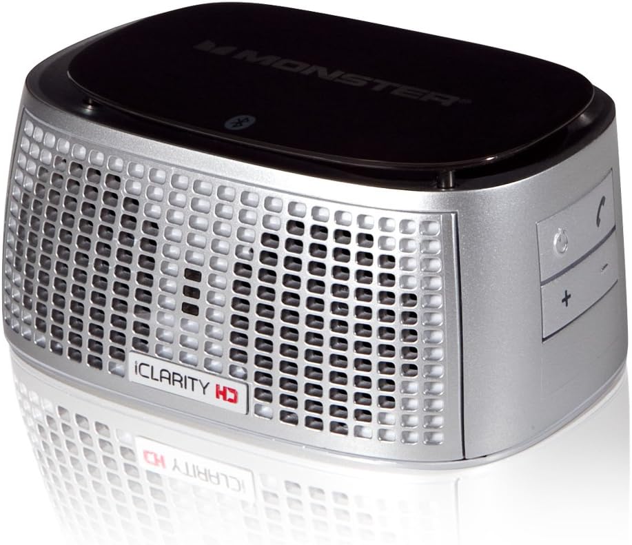 Monster iClarityHD Bluetooth Wireless Speaker (Silver) (Discontinued by Manufacturer)