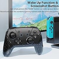 Vista 7 de YCCTEAM Controlador de interruptor controlador inalámbrico Switch Pro para SwitchSwitch LiteSwitch OLED Switch Remote Gamepad Joystick con NFC doble