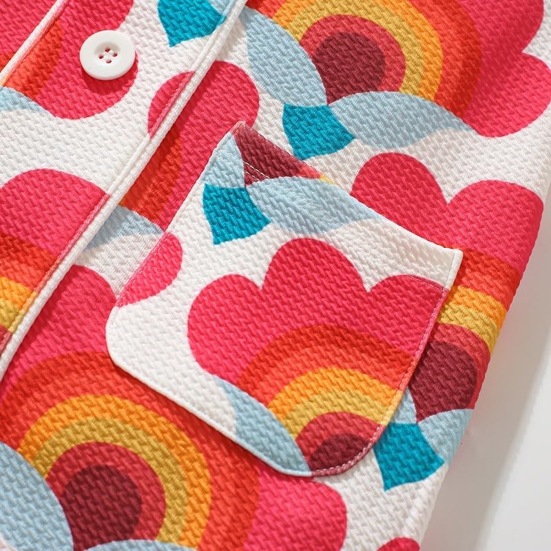 Hongshilian Toddler Girl Casual Floral Dress Cartoon Print Summer Clothing 2-7 Years - Image 6