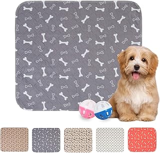 Puppy Pads with Pheromones, Reusable Puppy Pads Washable for Dogs & Cats, Durable Leak-Proof & Anti-Slip Pet Training Pads...