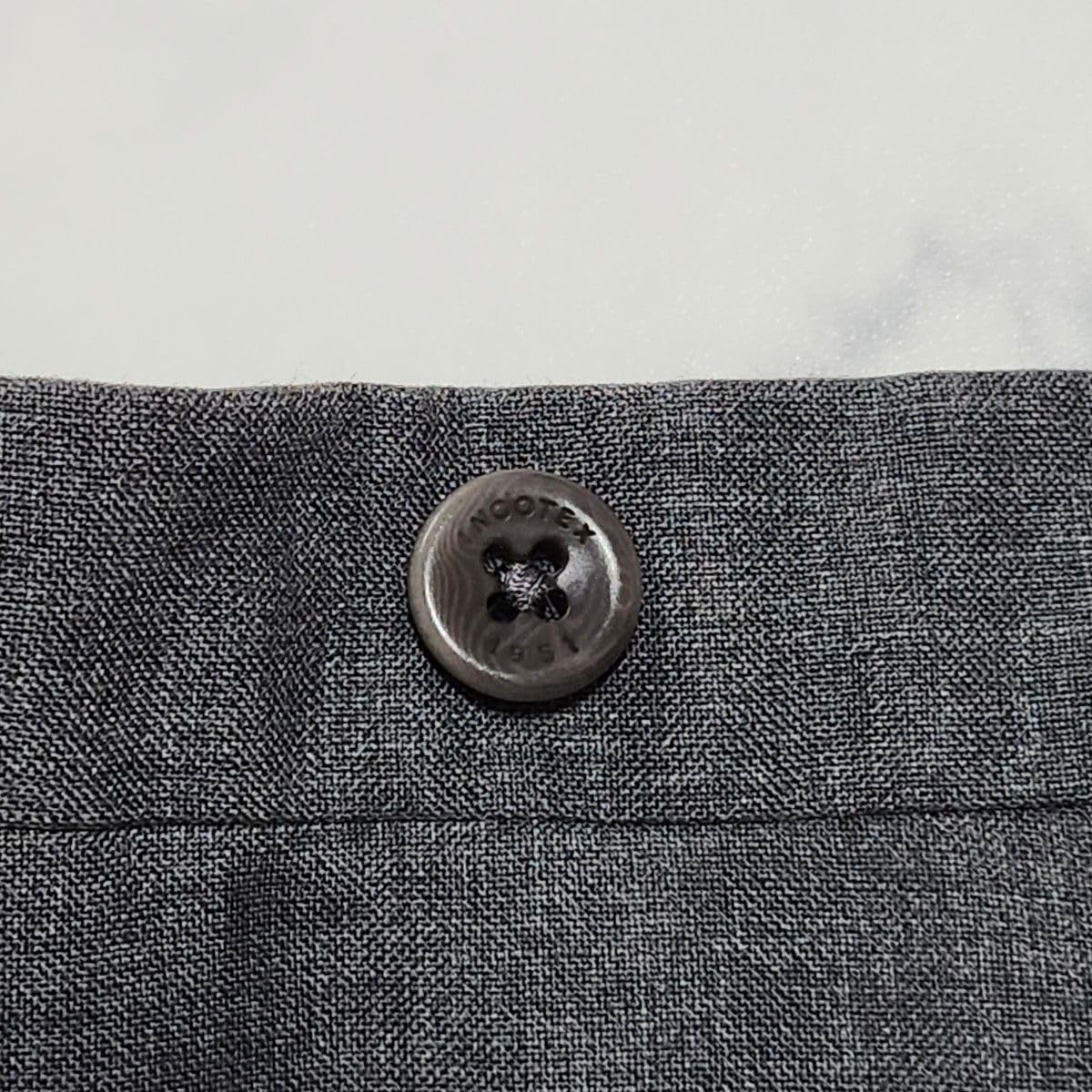 INCOTEX インコテックス スラックス 35型 SUPER100'Sウールトロピカル スリムフィット ノープリーツ グレー