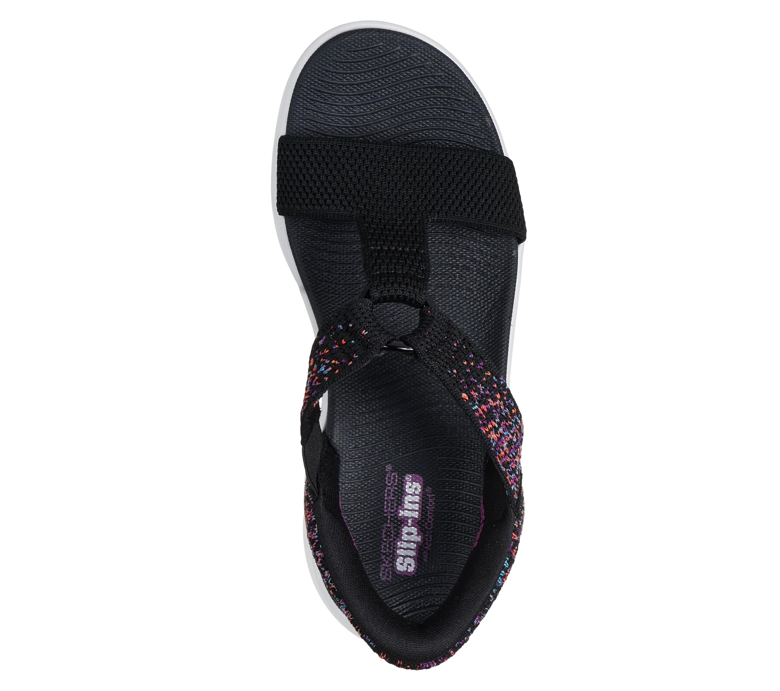 Skechers Kobiety On-the-go Massage Fit Sandal Hands Free Slip-ins W/Space DyeSandał