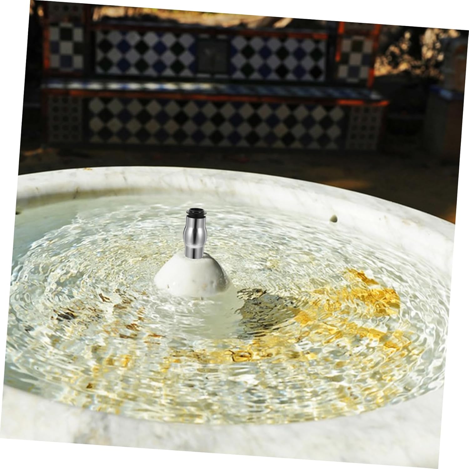 Toyvian Frothy Fountain Nozzle Durable Water Spray Head for Garden Ponds Rockery Fountains and Outdoor Water Features High Efficiency Spray