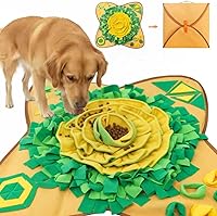 SUUNOG Snuffle Mat for Large Dogs 36x36 - Interactive Slow Feeder Toy, Boredom Buster, Mental Stimulation, Washable & Foldable