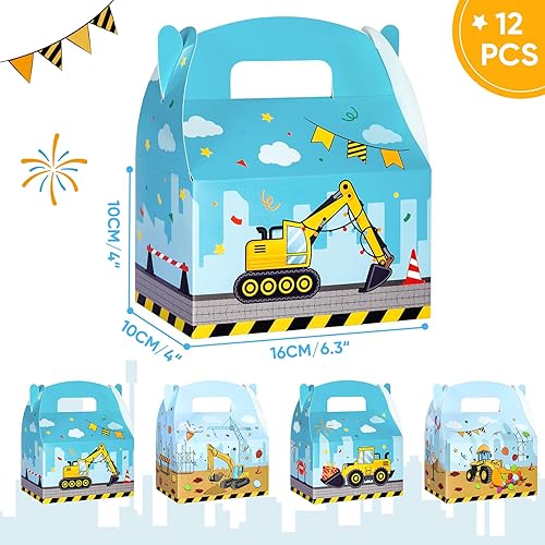 Miniatura 43 de WERNNSAI Paquete de 12 cajas de fiesta de dinosaurios, decoraciones de cumpleaños de dinosaurios, cajas de recuerdo de fiesta de dinosaurios