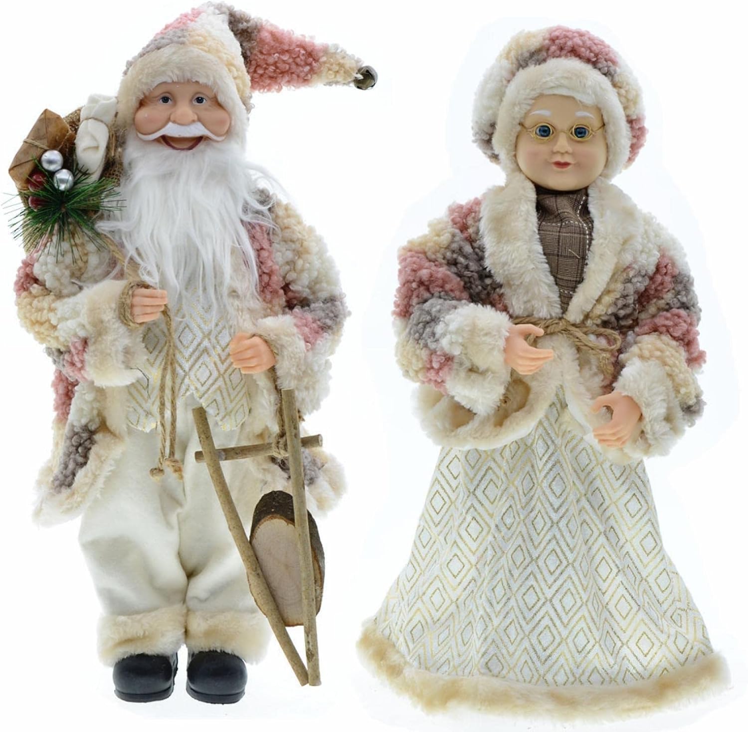 Santa Claus Doll Standing Santa Plush Santa Claus Statue Decoration Santa Claus Doll Home Decoration