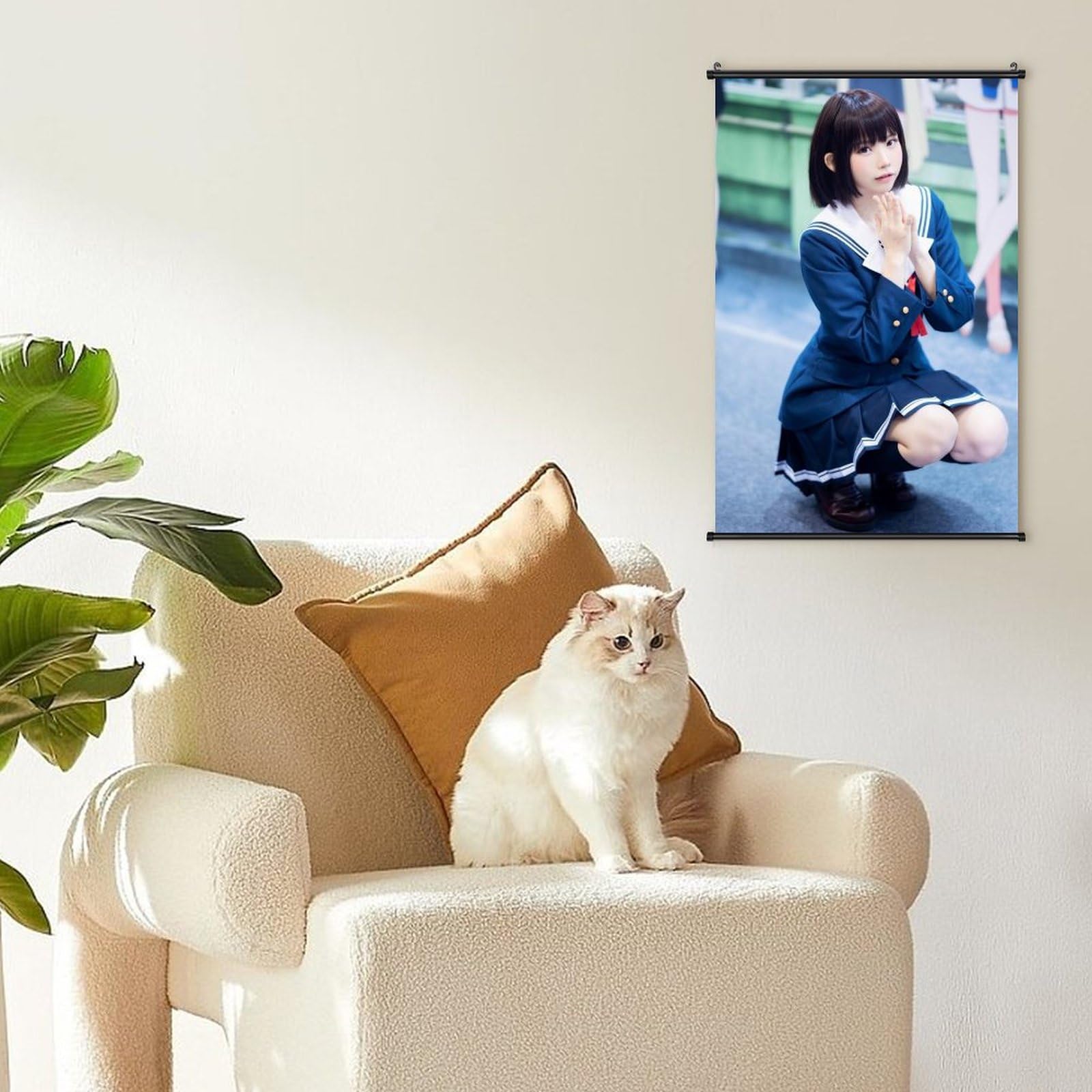 Amazon.co.jp: えなこ-14 掛ける絵 ポスター 壁掛け 壁画 装飾 アート