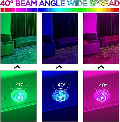 Miniatura 4 de Barra de luz de escenario 2 barras de luces RGBW Dj de 72 W 24 luces LED barra de luz de lavado 4 en 1 luz de arandela de pared con control DMX