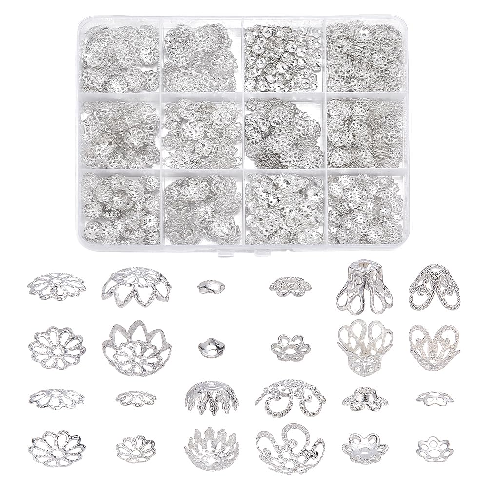 Capuchons de perles fleur pour sublimer les finitions de vos colliers