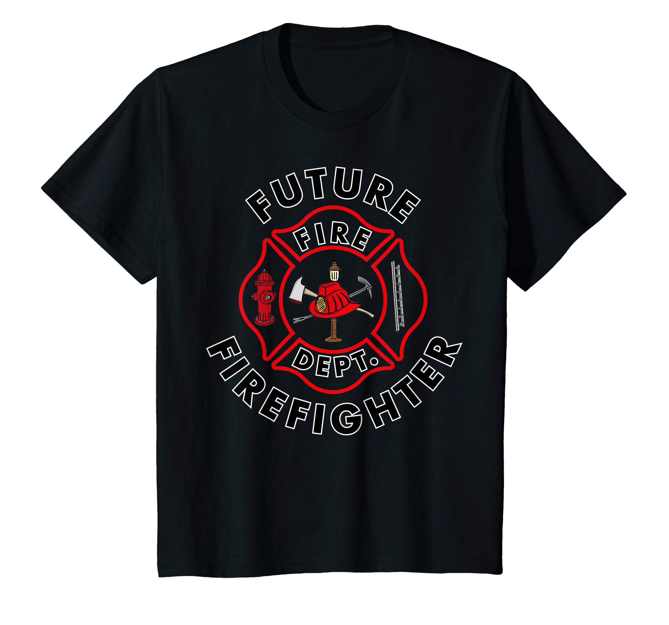 Kids Future Firefighter T-Shirt Cute Firefighter Shirt for Boys