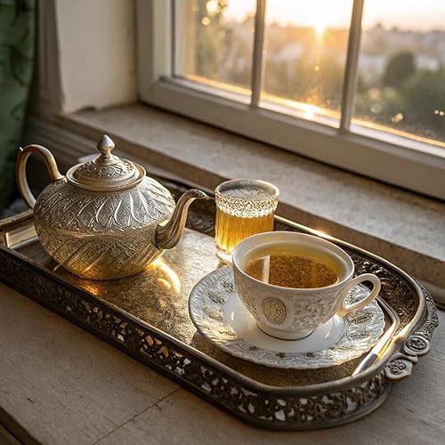 Vista 14 de TIAN HU SHAN Caja de hojas de té sueltas, caja de hojalata