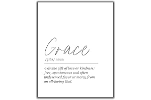 GRACE Definition Wall Art