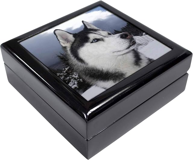 Advanta Group Siberian Husky Dog Keepsake/Jewellery Box