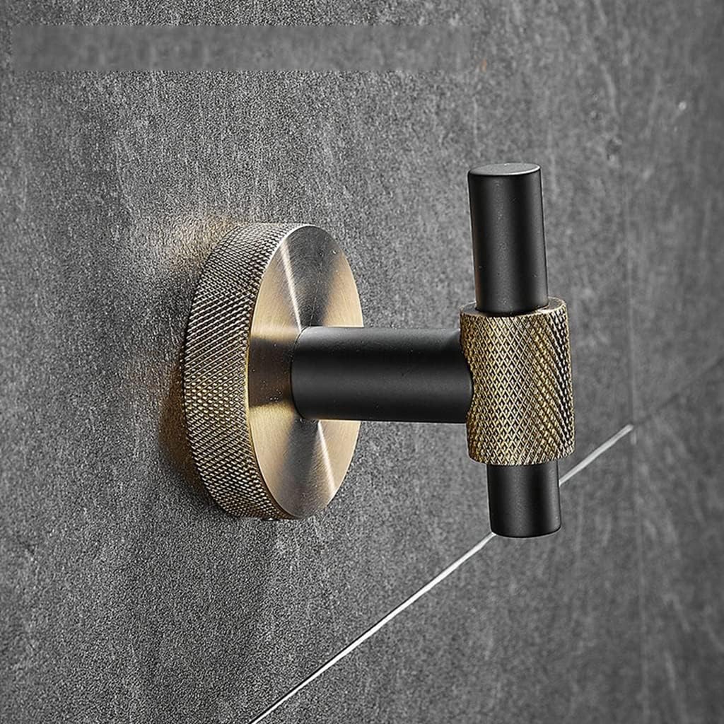 バスルームハードウェアセット バスルームハードウェアセット バスルームアクセサリー、ブラックローブフックタオルレールバーラックバーシ