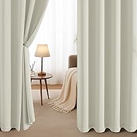 Vista 126 de Simplebrand Juego de 2 paneles de cenefa aguamarina para ventana de cocina de 14 pulgadas de largo, cortinas de oscurecimiento de habitación