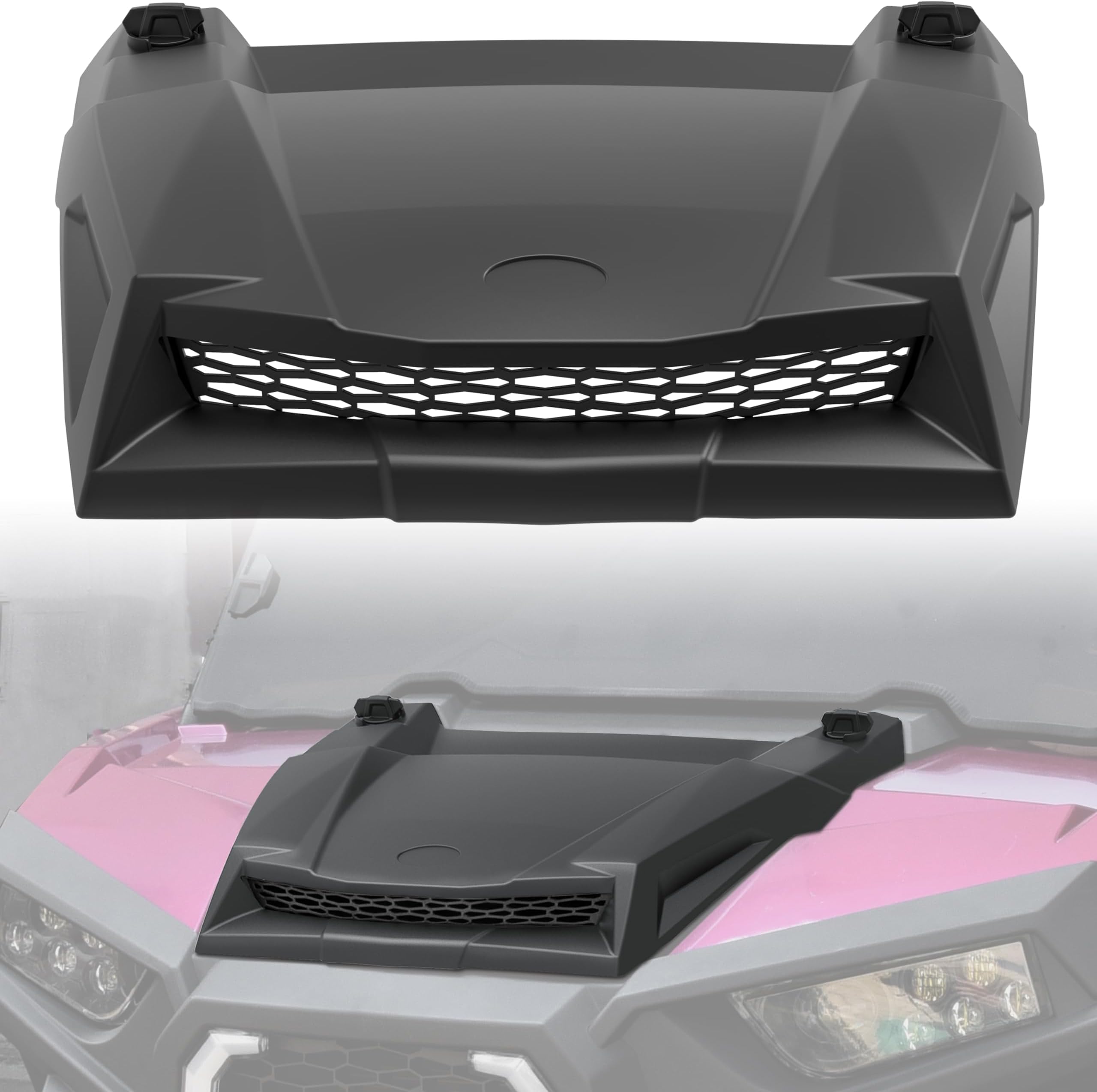SAUTVS Turbo Hood for Polaris RZR XP 1000/ RZR 900 14-20, Turbo Hood Scoop Kit for Polaris RZR XP 900 1000 S Turbo 2014-2020 (Replace #2881467)