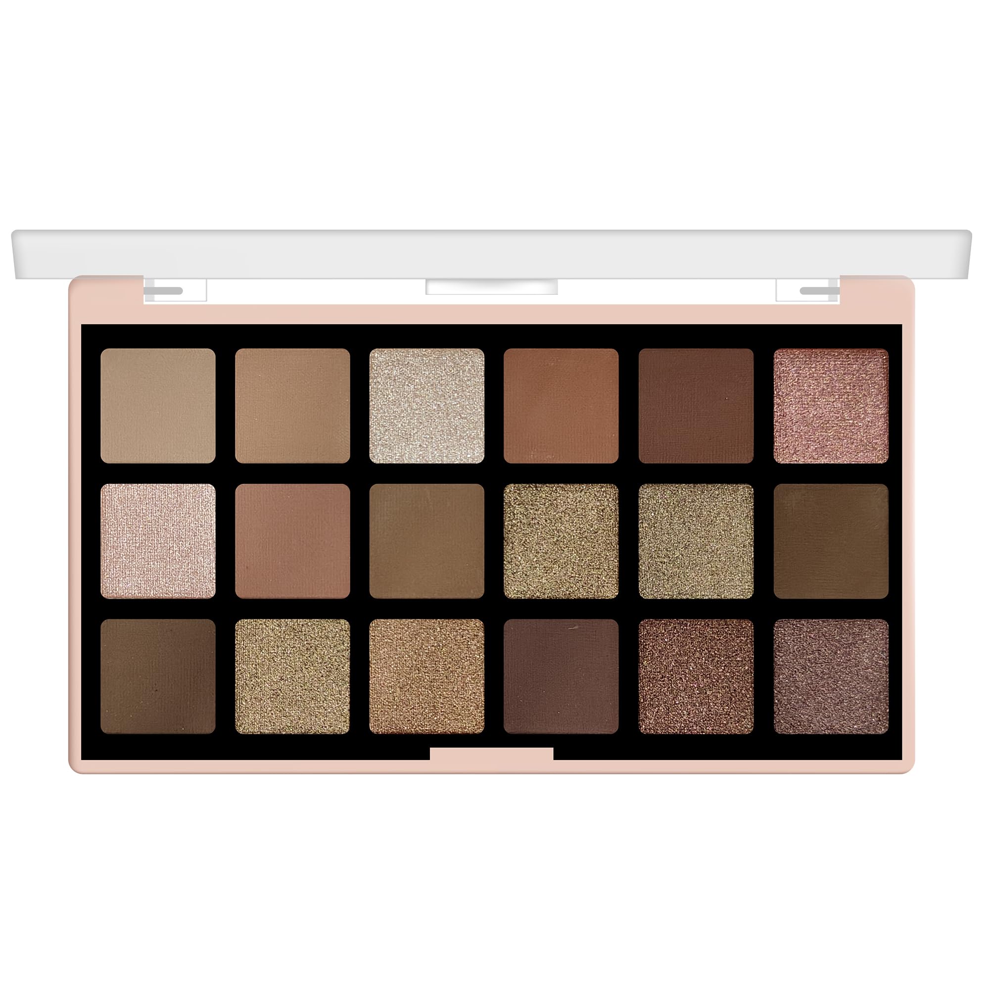 Seven Seas Nude Dust Eye Shadow Makeup Kit Matte & Shimmer Finish Eye Shadow Palette For Face Makeup (01, 48g)-image-48