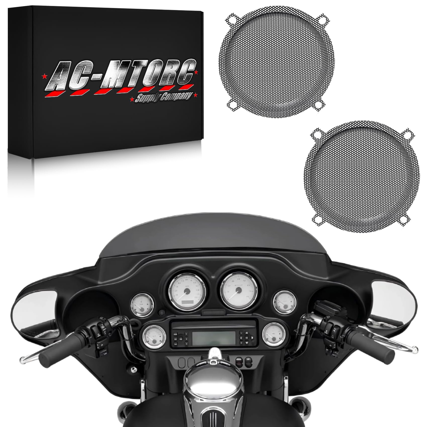 Amazon.com: VPZMT 5.25'' Batwing Fairings Mesh Speaker Grill Cover