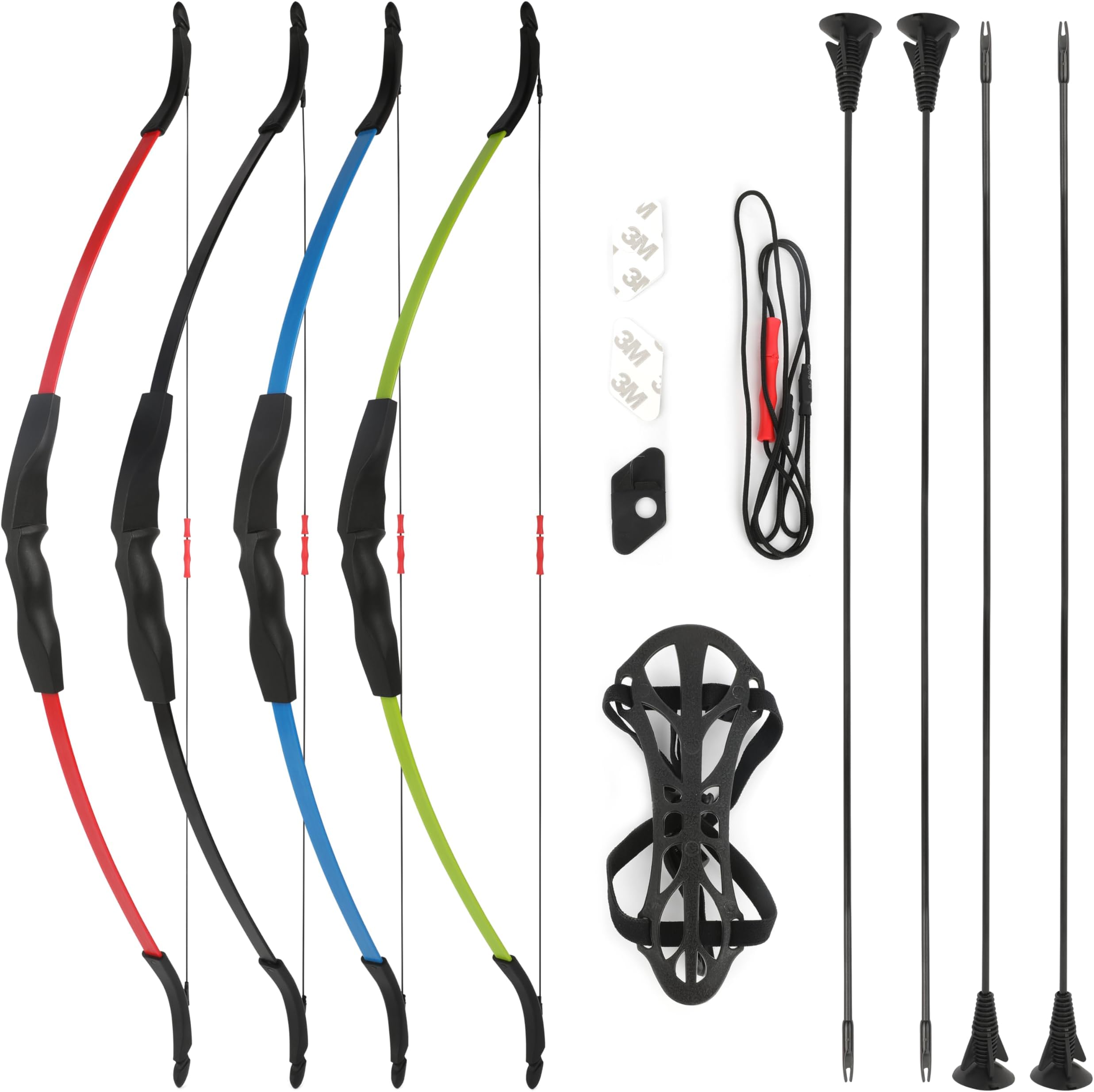 Recurve Bow and Arrow Set 8-15Ibs Target Practice Shooting Kit for Beginners Takedown Archery Sets for Gift