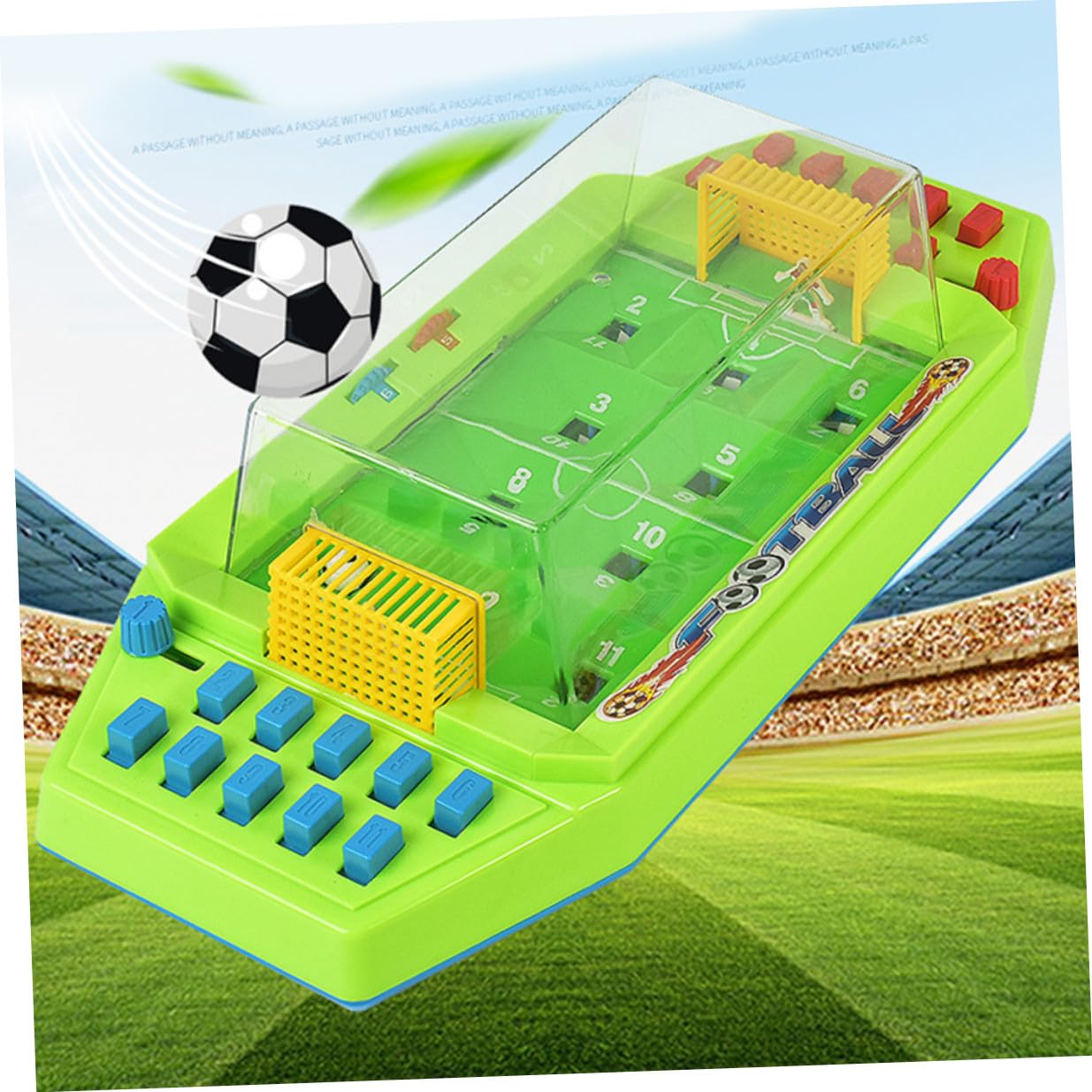 Mini Giocattolo da Calcio Balilla da Tavolo per Ragazzo Ragazza, Gioco Interattivo in Plastica Durevole, Dimensioni Compatte per Feste e Compleanni, Gioco Educativo