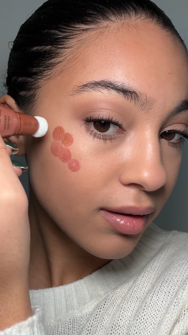 tarte glowing cheeks blush tape amp glow tape duo  buildable cream blush amp illuminating highlighter with lightweight mineral pigments amp shea butter for hydrating radiant glow vegan amp cruelty free